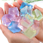 Square Ice Stress Ball Fidget Toys Stress Relief ADHD Autism Sensory Toys Soft Squishy Toys Party Favors Gifts for Kids Adults