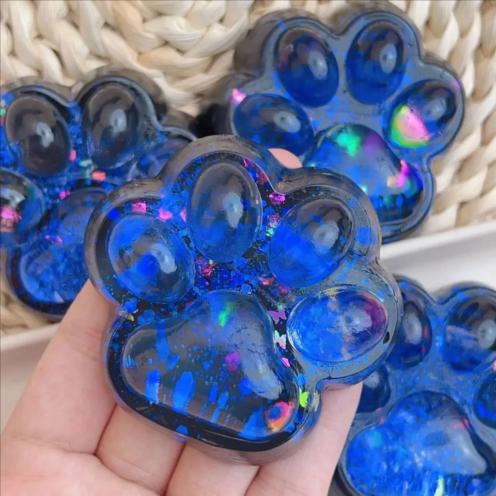 Mystery Fidget Toy Kawaii Cat'S Paw,Simulated Food,Antistress Foot Squishy Toy, Squeeze Toy, Mochi Squishy, Stress Reliever Toys