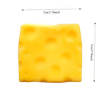 Squishy Square Cheese Squeeze Toys Slow Rebound Push Stress Relief Sensory Toy Soft Butter Cheese Fidget Toy Christmas Present